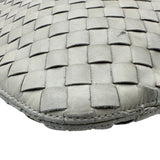 ボッテガ・ヴェネタ BOTTEGA VENETA イントレチャート ショルダーバッグ 142700 アイボリー レザー レディース ショルダーバッグ
