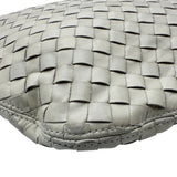 ボッテガ・ヴェネタ BOTTEGA VENETA イントレチャート ショルダーバッグ 142700 アイボリー レザー レディース ショルダーバッグ