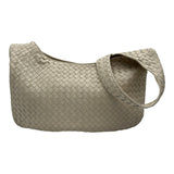 ボッテガ・ヴェネタ BOTTEGA VENETA イントレチャート ショルダーバッグ 142700 アイボリー レザー レディース ショルダーバッグ