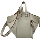 ロエベ LOEWE ハンモック スモール ホワイト ゴールド金具 カーフスキン レディース ショルダーバッグ