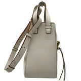ロエベ LOEWE ハンモック スモール ホワイト ゴールド金具 カーフスキン レディース ショルダーバッグ