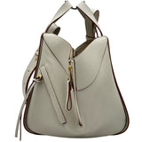 ロエベ LOEWE ハンモック スモール ホワイト ゴールド金具 カーフスキン レディース ショルダーバッグ