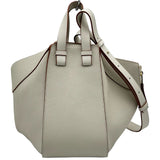 ロエベ LOEWE ハンモック スモール ホワイト ゴールド金具 カーフスキン レディース ショルダーバッグ