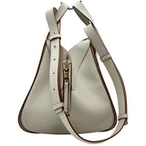 ロエベ LOEWE ハンモック スモール ホワイト ゴールド金具 カーフスキン レディース ショルダーバッグ
