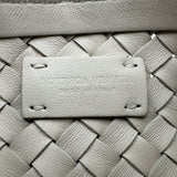 ボッテガ・ヴェネタ BOTTEGA VENETA イントレチャート ショルダーバッグ オフホワイト レザー レディース ショルダーバッグ