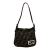 フェンディ FENDI ズッカ ハンドバッグ ブラウン ナイロンジャガード レディース ハンドバッグ