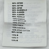エルメス HERMES ロゴ刺繍 半袖Tシャツ UJN555 ホワイト コットン メンズ 半袖Ｔシャツ