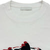 エルメス HERMES ロゴ刺繍 半袖Tシャツ UJN555 ホワイト コットン メンズ 半袖Ｔシャツ