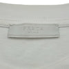 エルメス HERMES ロゴ刺繍 半袖Tシャツ UJN555 ホワイト コットン メンズ 半袖Ｔシャツ