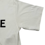 セリーヌ CELINE ロゴプリントクロップド半袖Tシャツ 2X761671Q ホワイト コットン レディース 半袖Ｔシャツ
