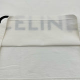 セリーヌ CELINE ロゴプリントクロップド半袖Tシャツ 2X761671Q ホワイト コットン レディース 半袖Ｔシャツ