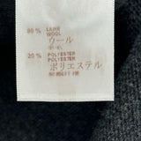 ルイ・ヴィトン LOUIS VUITTON スパンコールLVロゴ半袖ニットセーター K6KM08OGG グレー ウール レディース ニット