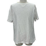 クリスチャン・ディオール Christian Dior ディオールオブリークテリーコットンジャカード 113J692A0614 ホワイト コットン メンズ 半袖Ｔシャツ