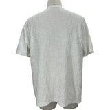 クリスチャン・ディオール Christian Dior ディオールオブリークテリーコットンジャカード 113J692A0614 ホワイト コットン メンズ 半袖Ｔシャツ