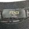 フェンディ FENDI FF総柄ニットセーター FZY063 ブラック ウール メンズ ニット