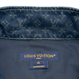 ルイ・ヴィトン LOUIS VUITTON モノグラムジップアップデニムジャケット FTVE61 インディゴブルー デニム レディース デニムジャケット
