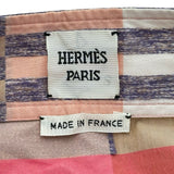 エルメス HERMES ランダムチェックロングスカート ピンク コットン レディース スカート