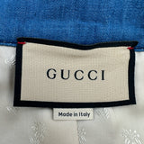 グッチ GUCCI シェリーライン半袖デニムジャケット 748621 ブルー デニム レディース デニムジャケット