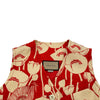 グッチ GUCCI ポピー花柄シルクジレベスト 652265 レッド/アイボリー系 シルク レディース ベスト
