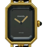 シャネル CHANEL プルミエールS H0001 ブラック メッキ クオーツ レディース 腕時計
