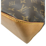 ルイ・ヴィトン LOUIS VUITTON カバ・ピアノ M51148 ブラウン モノグラム/レザー レディース トートバッグ