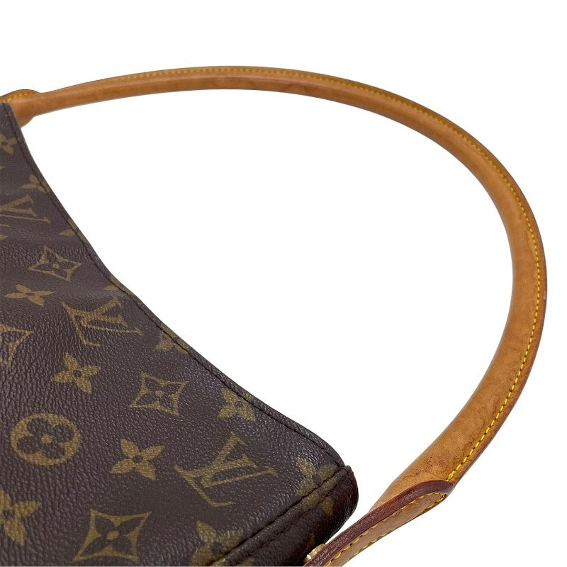 ルイ・ヴィトン LOUIS VUITTON ルーピングGM M51145 ブラウン ゴールド
