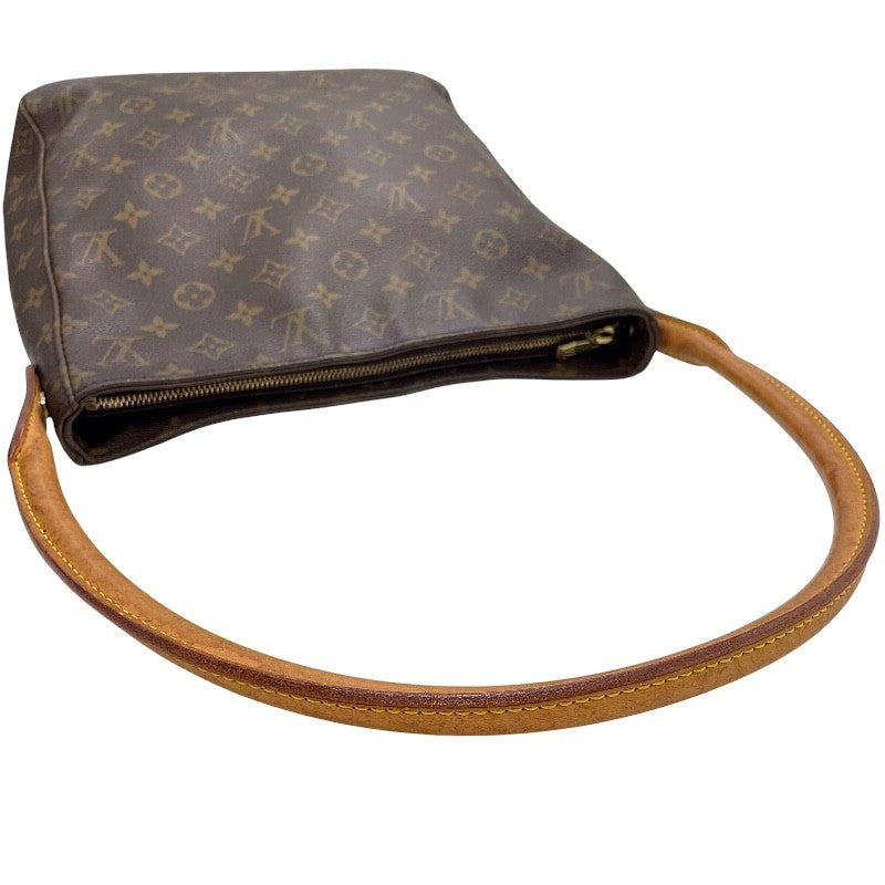 ルイ・ヴィトン LOUIS VUITTON ルーピングGM M51145 ブラウン ゴールド