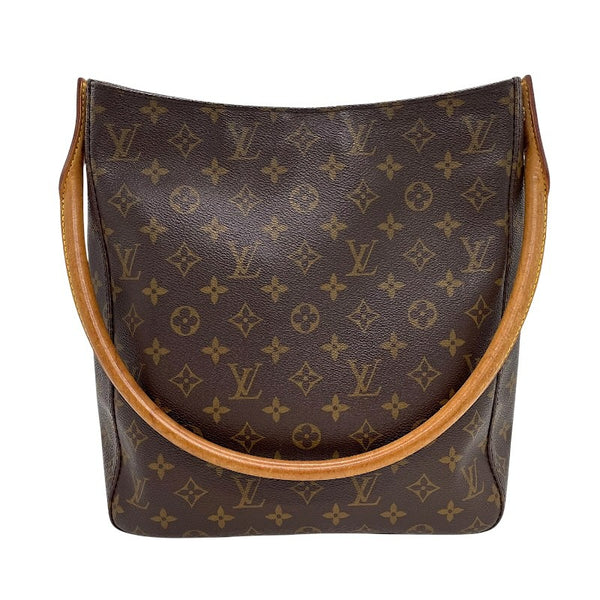 ルイ・ヴィトン LOUIS VUITTON ルーピングGM M51145 ブラウン ゴールド