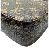 ルイ・ヴィトン LOUIS VUITTON ルーピングMM M51146 ブラウン モノグラム/レザー レディース ショルダーバッグ