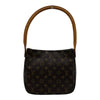 ルイ・ヴィトン LOUIS VUITTON ルーピングMM M51146 ブラウン モノグラム/レザー レディース ショルダーバッグ