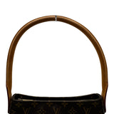 ルイ・ヴィトン LOUIS VUITTON ルーピングMM M51146 ブラウン モノグラム/レザー レディース ショルダーバッグ