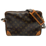 ルイ・ヴィトン LOUIS VUITTON ナイル M45244 ブラウン モノグラム・レザー ユニセックス ショルダーバッグ