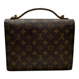 ルイ・ヴィトン LOUIS VUITTON モンソー M51187 ブラウン モノグラム/レザー レディース ショルダーバッグ