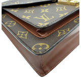 ルイ・ヴィトン LOUIS VUITTON モンソー M51187 ブラウン モノグラム/レザー レディース ショルダーバッグ