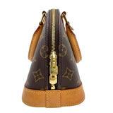 ルイ・ヴィトン LOUIS VUITTON アルマBB M53152 ブラウン ゴールド金具 モノグラムキャンバス レディース ショルダーバッグ