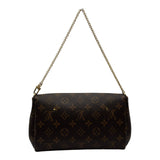 ルイ・ヴィトン LOUIS VUITTON フェイボリットPM M40717 ブラウン モノグラム/レザー レディース ショルダーバッグ