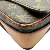ルイ・ヴィトン LOUIS VUITTON カルトシエールMM M51252 ブラウン モノグラム/レザー レディース ショルダーバッグ