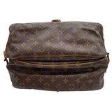 ルイ・ヴィトン LOUIS VUITTON ソミュール35 M42254 ブラウン ゴールド金具 モノグラムキャンバス レディース ショルダーバッグ