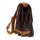 ルイ・ヴィトン LOUIS VUITTON ソミュール35 M42254 ブラウン ゴールド金具 モノグラムキャンバス レディース ショルダーバッグ