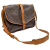 ルイ・ヴィトン LOUIS VUITTON ソミュール35 M42254 ブラウン ゴールド金具 モノグラムキャンバス レディース ショルダーバッグ