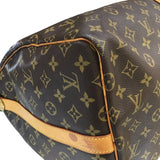ルイ・ヴィトン LOUIS VUITTON キーポル・バンドリエール55 ブラウン ゴールド金具 モノグラムキャンバス レディース ボストンバッグ