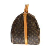 ルイ・ヴィトン LOUIS VUITTON キーポル・バンドリエール55 ブラウン ゴールド金具 モノグラムキャンバス レディース ボストンバッグ