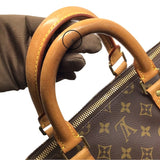 ルイ・ヴィトン LOUIS VUITTON キーポル・バンドリエール55 ブラウン ゴールド金具 モノグラムキャンバス レディース ボストンバッグ