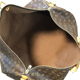 ルイ・ヴィトン LOUIS VUITTON キーポル・バンドリエール55 ブラウン ゴールド金具 モノグラムキャンバス レディース ボストンバッグ