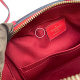 ルイ・ヴィトン LOUIS VUITTON サントンジュ M43556 ブラウン×レッド モノグラムキャンバス レディース ショルダーバッグ