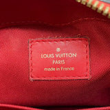 ルイ・ヴィトン LOUIS VUITTON サントンジュ M43556 ブラウン×レッド モノグラムキャンバス レディース ショルダーバッグ
