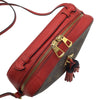 ルイ・ヴィトン LOUIS VUITTON サントンジュ M43556 ブラウン×レッド モノグラムキャンバス レディース ショルダーバッグ