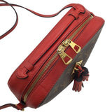 ルイ・ヴィトン LOUIS VUITTON サントンジュ M43556 ブラウン×レッド モノグラムキャンバス レディース ショルダーバッグ
