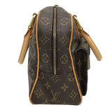 ルイ・ヴィトン LOUIS VUITTON マンハッタンPM M40026 ブラウン モノグラムキャンバス レディース ハンドバッグ