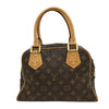 ルイ・ヴィトン LOUIS VUITTON マンハッタンPM M40026 ブラウン モノグラムキャンバス レディース ハンドバッグ
